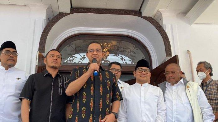 Bacapres dari Koalisi Perubahan untuk Persatuan (KPP), Anies Baswedan di Kebayoran Baru, Jakarta Selatan, Jumat (22/9/2023).