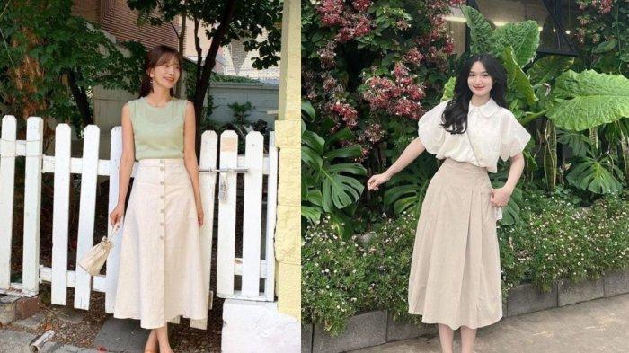 Kolase Midi Skirt