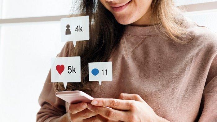 Ilustrasi interaksi pada media sosial meningkat setelah menggunakan konten giveaway untuk memasarkan produk.