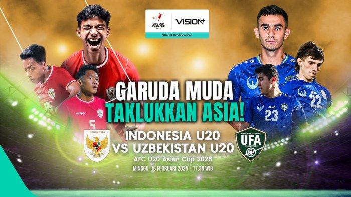 SEDANG BERLANGSUNG RCTI GTV Vision Plus INDONESIA vs UZBEKISTAN AFC U20 ...