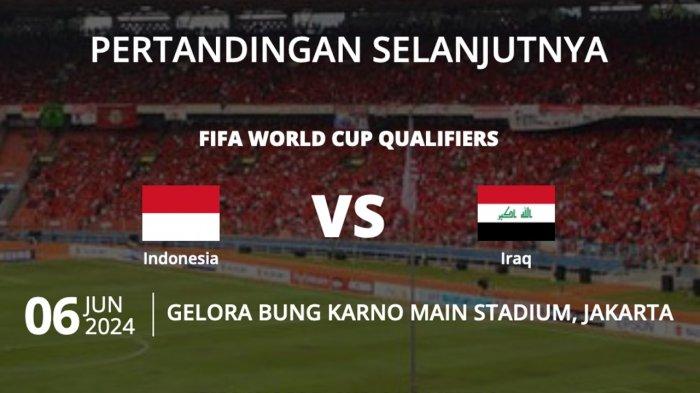 INFO NONTON channel TV RCTI: Indonesia vs Irak Babak l via Live ...
