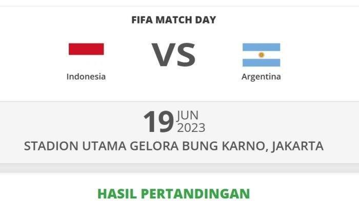 Channel TV Streaming RCTI Plus INDONESIA VS ARGENTINA - Tribunjogja.com