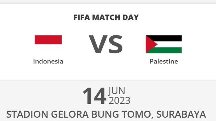 LIVE Streaming Rcti Plus INDONESIA VS PALESTINA Malam Ini - Tribunjogja.com