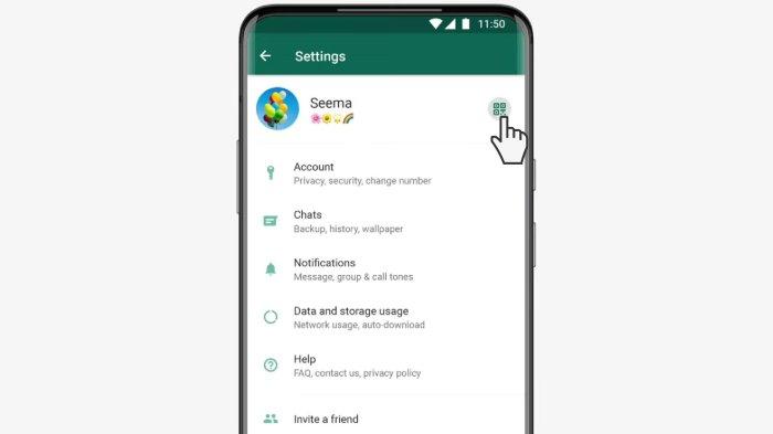 Langkah ketiga pindai kode QR