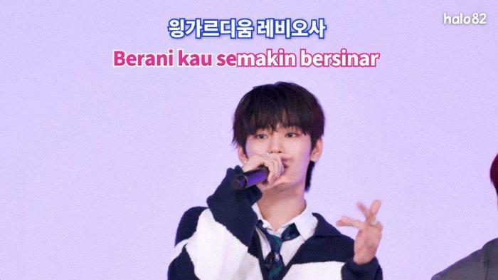 Lee Jeong Hyeon EVNNE nyanyikan lagu TROUBLE versi Bahasa Indonesia