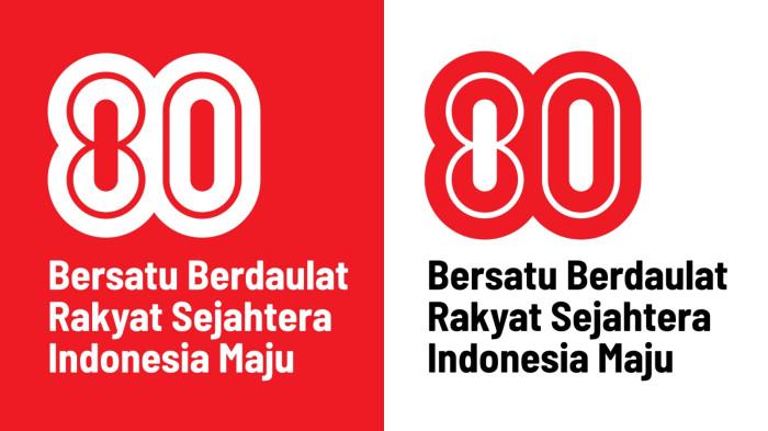 Logo HUT ke-80 Republik Indonesia