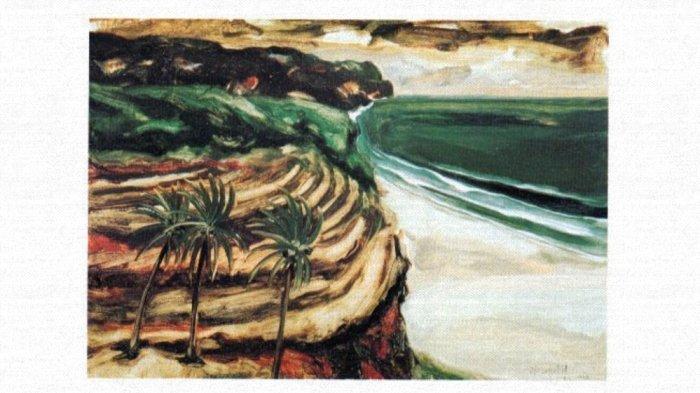 FOTO-FOTO Lukisan Djoko Pekik: Berburu Celeng, Dia Anakku, Kakek