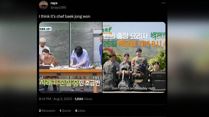 Netizen menduga Chef Baek Jong Won yang mengenalkan Jisoo BLACKPINK dan Ahn Bo Hyun