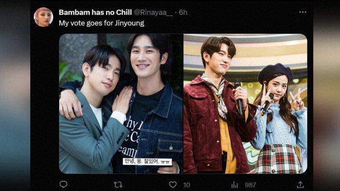 Netizen menduga Jinyoung GOT7 yang mengenalkan Jisoo BLACKPINK dan Ahn Bo Hyun