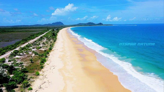 Pantai Sisi di Kepri, Pantai Eksotis HTM Gratis Spot Sunset Terbaik dengan Pasir Putih 7 Kilometer