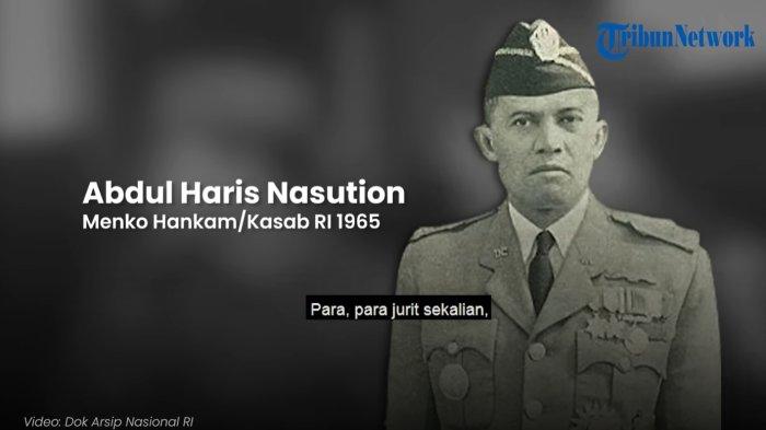 Pidato A.H. Nasution di Pemakaman Pahlawan Revolusi Korban G30S PKI di Taman Makam Pahlawan Kalibata, 5 Oktober 1965