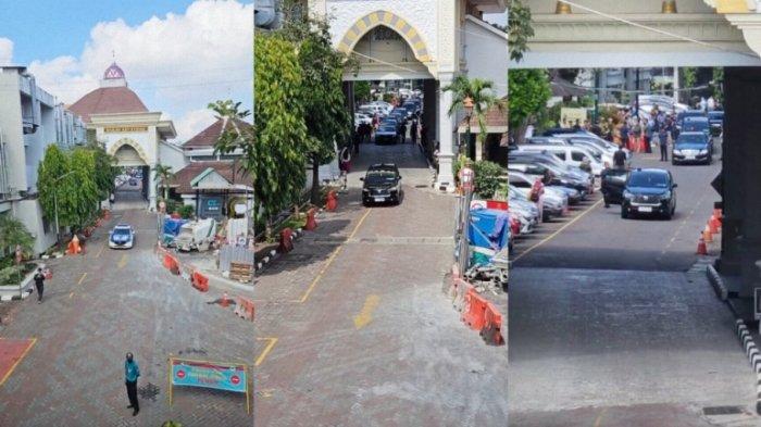 Presiden Jokowi menjenguk Cak Nun di RSUP Dr Sardjito Yogyakarta, Minggu (9/7/2023) pagi.