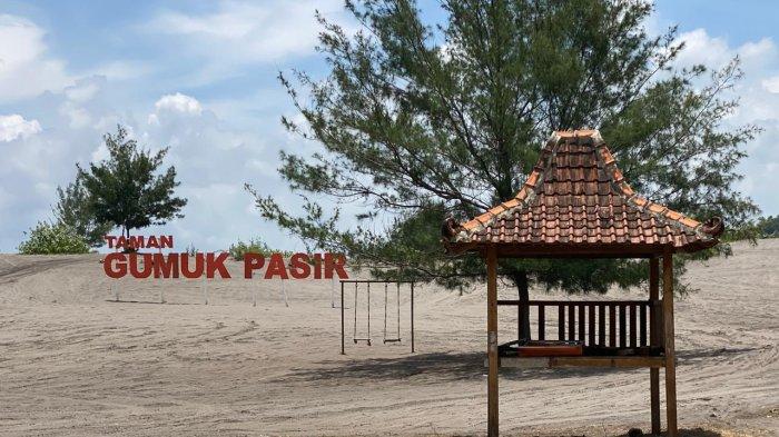 Suasana Gumuk Pasir Kabupaten Bantul, Rabu (24/7/2024).
