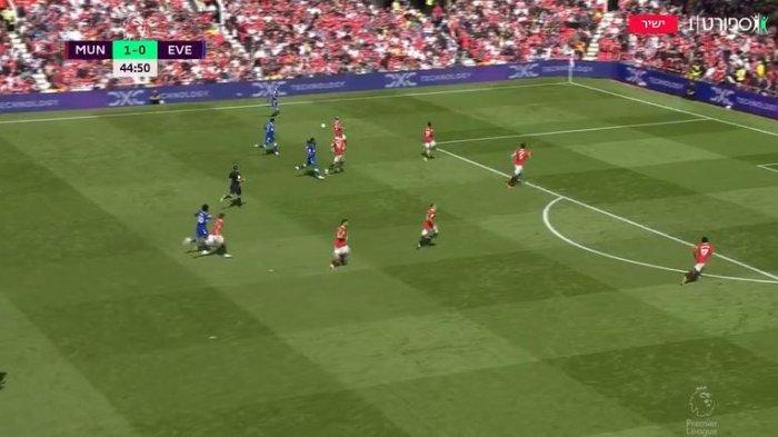 Skor 1-1 Babak Pertama Man United vs Everton, Gol Bruno Dibalas Ndiaye