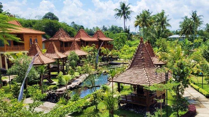 Suasana asri di Sibu Resto, rumah makan cantik di Ngaglik, Sleman, DIY