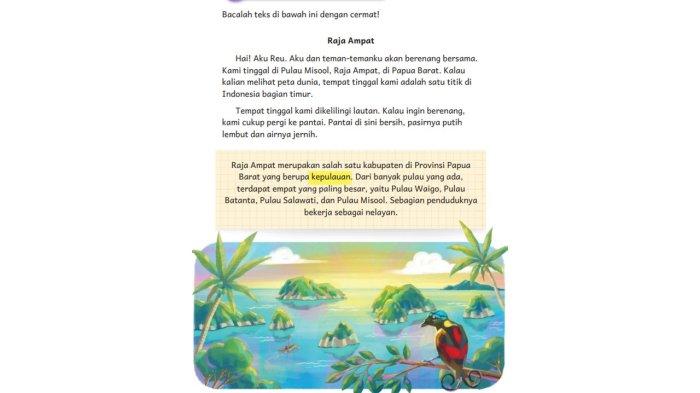 KUNCI JAWABAN Bahasa Indonesia Kelas 4 SD Bab 6 Halaman 136 ...