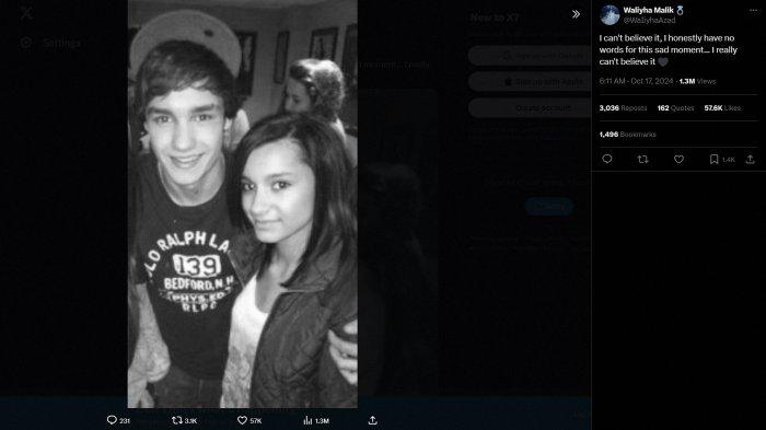 Unggahan duka cita Waliyha Malik, adik Zayn Malik, atas meninggalnya Liam Payne