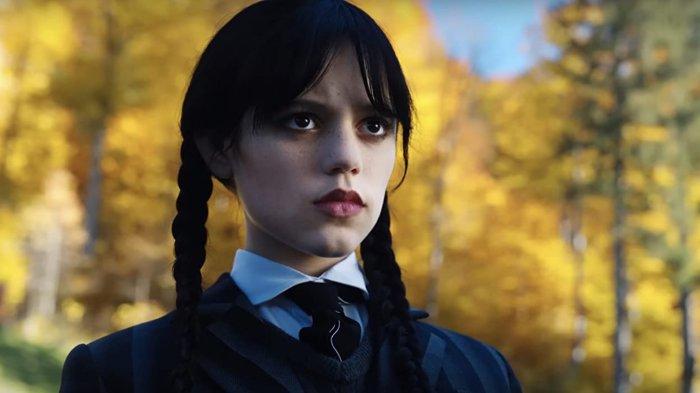 Wednesday Addams di serial Wednesday tayang di Netflix diperankan oleh Jenna Ortega