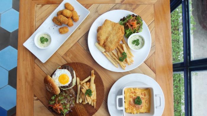 Sejumlah menu makanan di Kunena Eatery.