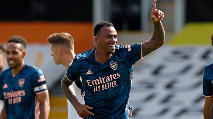 Bek tengah Arsenal Gabriel Magalhaes