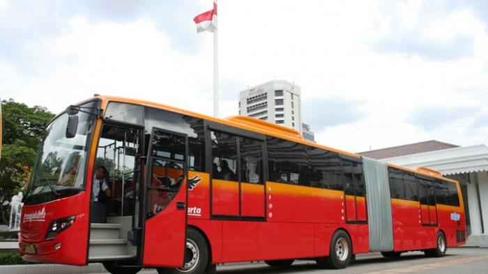Ilustrasi Bus Transjakarta