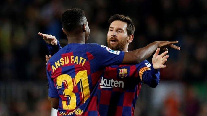 Bintang muda Barcelona, Ansu Fati, berhasil menciptakan rekor dalam gelaran Laliga, kasta tertinggi Liga Spanyol 2019-2020.