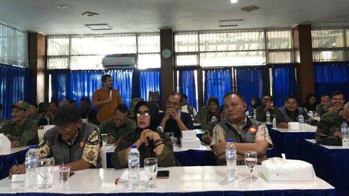 Ketua Komisi A DPRD DIY, Eko Suwanto dalam Sosialiasi Mewujudkan Pemilu yang Bermartabat dan Istimewa