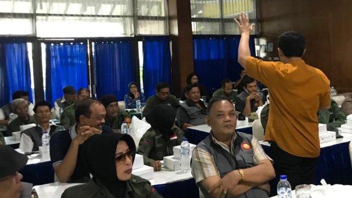 Ketua Komisi A DPRD DIY, Eko Suwanto dalam Sosialiasi Mewujudkan Pemilu yang Bermartabat dan Istimewa