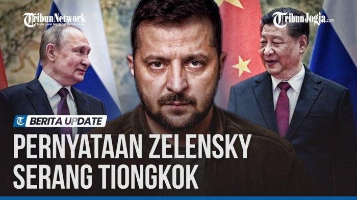 Pernyataan mengejutkan datang dari Presiden Ukraina Volodymyr Zelensky. Ia menuding Tiongkok (China) sebagai alat Rusia untuk mendorong negara di Asia melewatkan pertemuan puncak perdamaian di Swiss bulan ini.