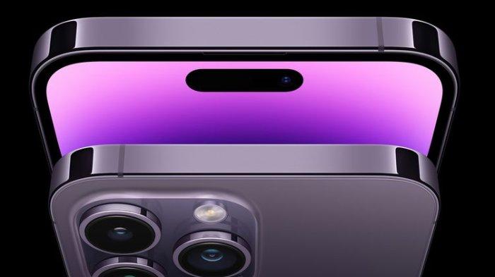 iPhone 14 Pro dan iPhone 14 Pro Max mengusung poni dengan desain yang berbeda dari generasi sebelumnya.(Apple)