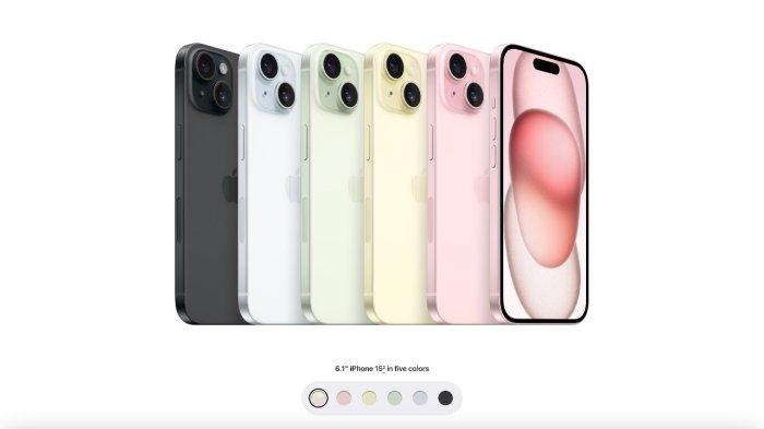 Lima Warna untuk iPhone 15 dan iPhone 15 Plus