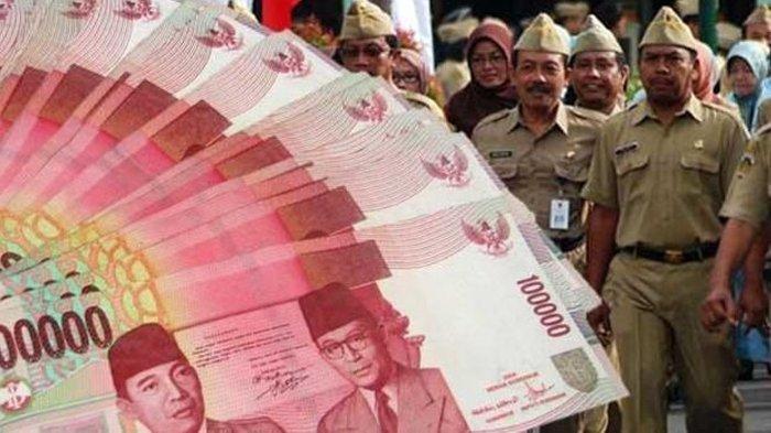 Ilustrasi gaji ke-13 PNS