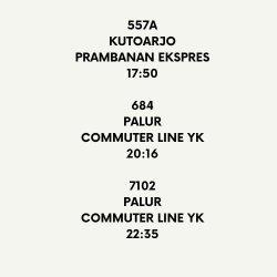 Jadwal KRL Jogja Solo