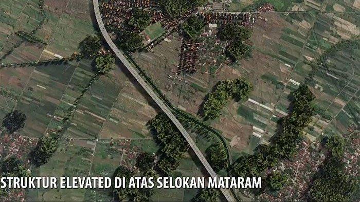 TRASE TOL: Peta Jalan Tol Yogyakarta-Solo yang melewati Selokan Mataram di wilayah Sleman