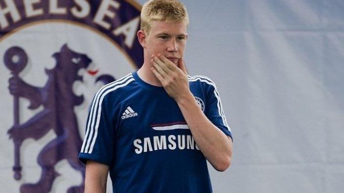 Kevin de Bruyne saat masih memperkuat Chelsea.
