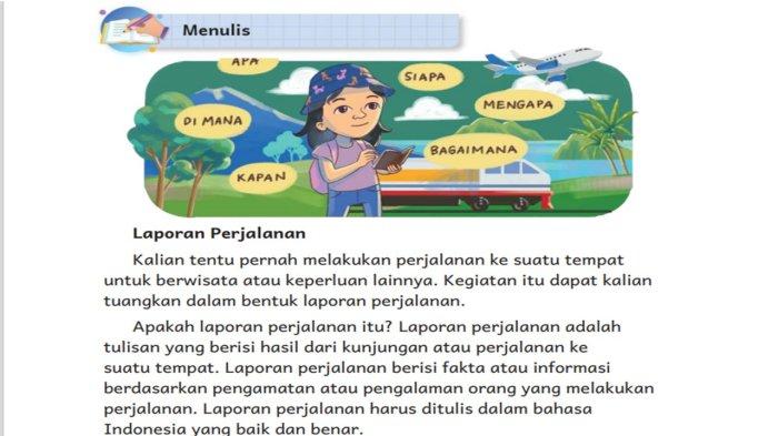 Materi bahasa indonesia laporan