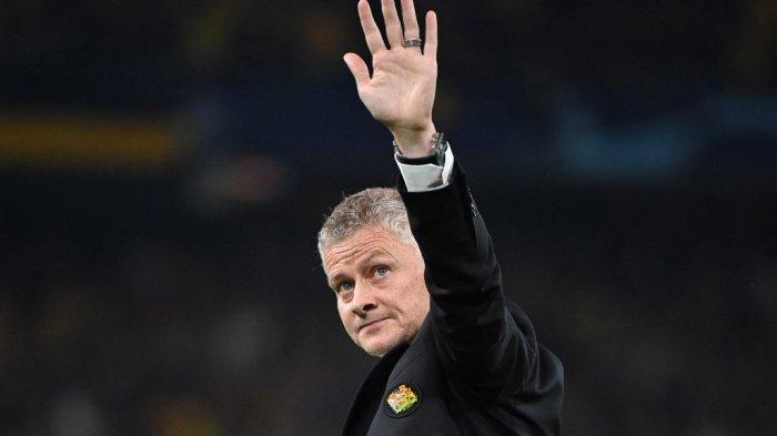 Pelatih Manchester United Ole Gunnar Solskjaer di Liga Champions antara Young Boys vs Manchester United di stadion Wankdorf di Bern, pada 14 September 2021.