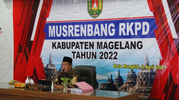Pemkab Magelang Gelar Musrenbang RKPD 2022 Prioritaskan Penanganan Covid-19  - Tribunjogja.com