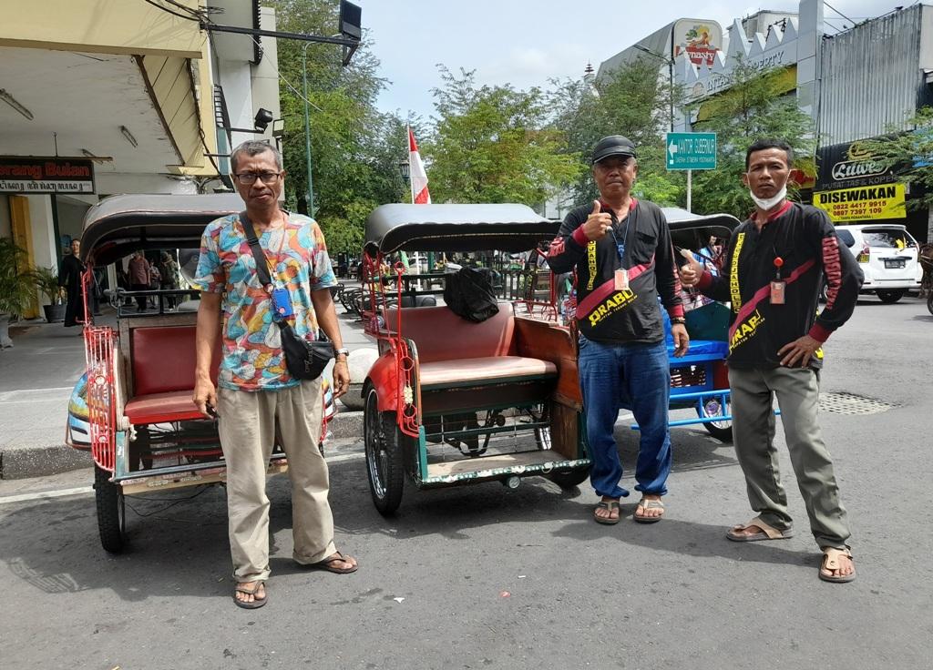 Harga BBM Naik, Supir Becak Motor di Malioboro Dilema - Tribunjogja.com