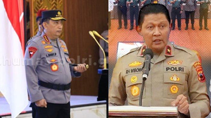 FOTO Kapolri dan Kapolda Jateng (kanan). Selain daftar lengkap 10 Jenderal baru Polri hasil mutasi Polri terbaru 2024, TribunKaltara.com juga sajikan kabar Kapolda Jateng yang naik pangkat.
