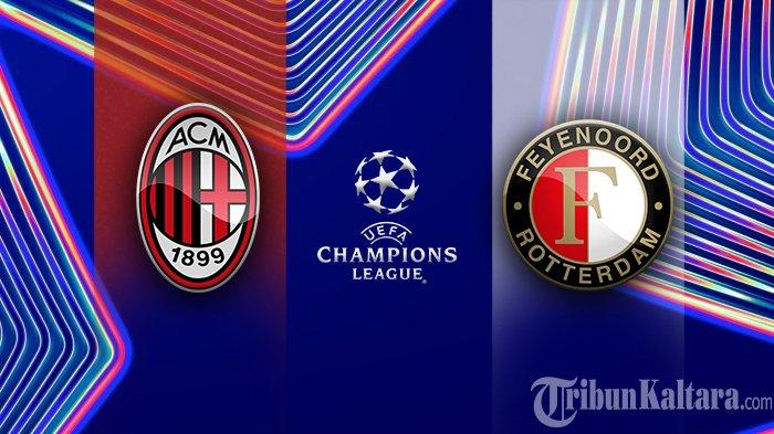 AC Milan vs Feyenoord di Liga Champions. (TribunKaltara.com/Cornel Dimas Satrio K)