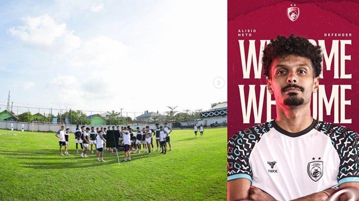 ALOISIO SOARES BERTAHAN - Aloisio Soares Neto (kanan) resmi perpanjang kontrak bareng PSM di Liga 1. Aloisio Soares Neto diketahui merupakan bek tersubur Liga 1 2024/2025 bareng jagoan Persib Bandung, Gustavo Franca.