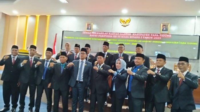 Anggota DPRD Tana Tidung di Kantor DPRD Tana Tidung, Selasa (24/9/2024).