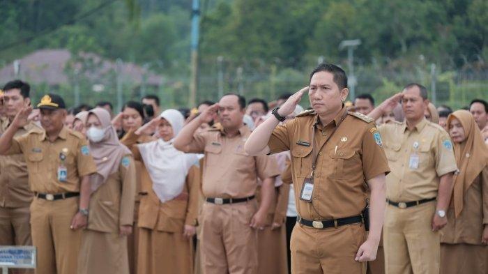 Ilustrasi suasana Apel Senin Pagi yang diikuti oleh para ASN Pemprov Kaltara di Lapangan Agathis, Tanjung Selor.