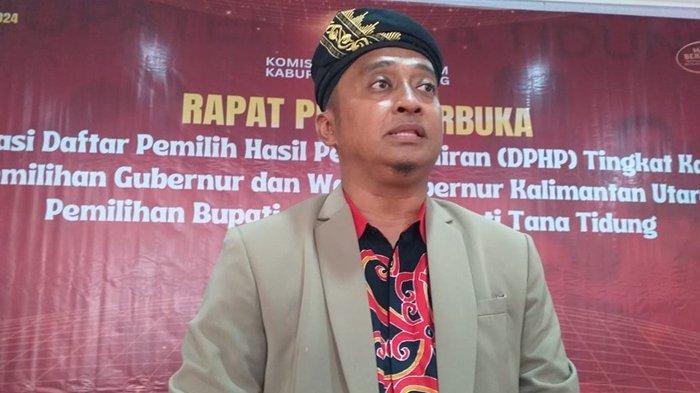 Apriadi, Ketua KPU Tana Tidung menjelaskan tahapan pendaftaran bakal calon Bupati dan Wakil Bupati Tana Tidung yang akan dimulai pada Selasa (27/8/2024).