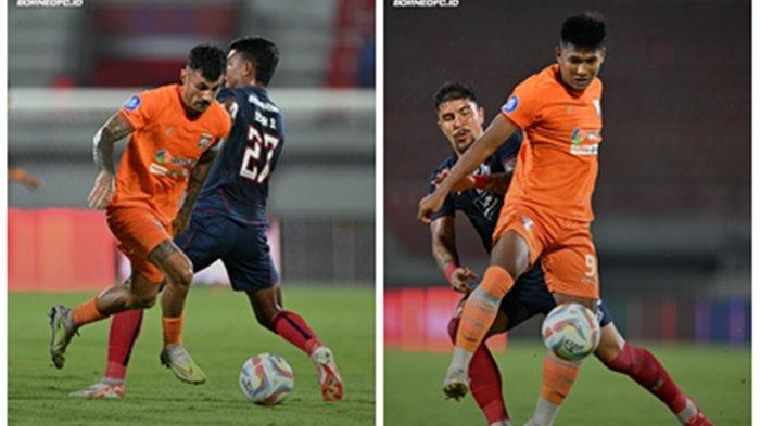 DUEL - Arema FC menjamu Borneo FC, pada Jumat (6/10/2023), pukul 20.00 WITA, di Stadion Kapten I Wayan Dipta, Gianyar, Bali, yang saat ini menjadi kandang dari Skuat Singo Edan-julukan Arema FC. Singo Edan takluk dari Pesut Etam dengan skor 1-0.