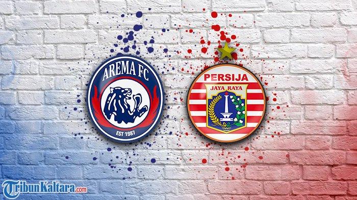 Arema FC vs Persija di Liga 1. (TribunKaltara.com / Cornel Dimas Satrio)