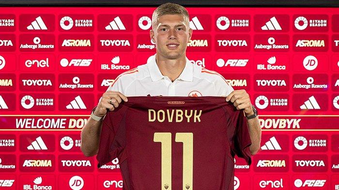Artem Dovbyk resmi bergabung dengan AS Roma pada bursa transfer musim panas 2024/2025.