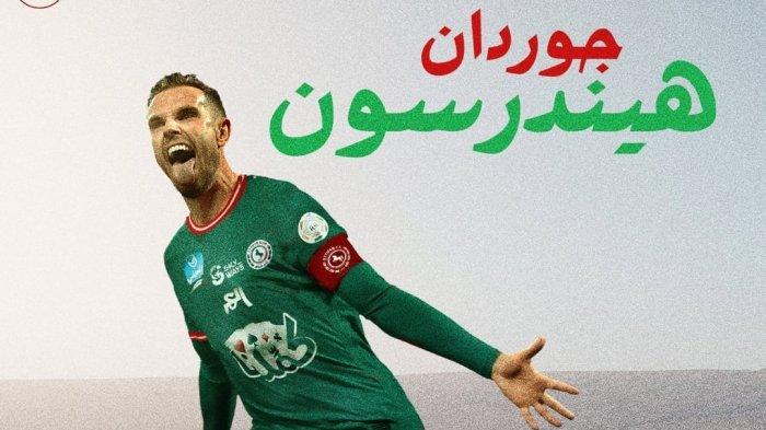 Artwork kepindahan Henderson ke klub Arab Saudi Ettifaq (twitter/@anythingLFC_)