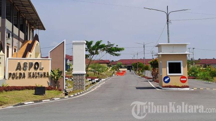 Kawasan Aspol Polda Kaltara, di Tanjung Selor, Bulungan, Kalimantan Utara, Sabtu (23/9/2023). Lokasi ini menjadi tempat Brigpol SH ditemukan meninggal dunia di rumah dinas Kapolda Kaltara. (TribunKaltara.com / Edy Nugroho)